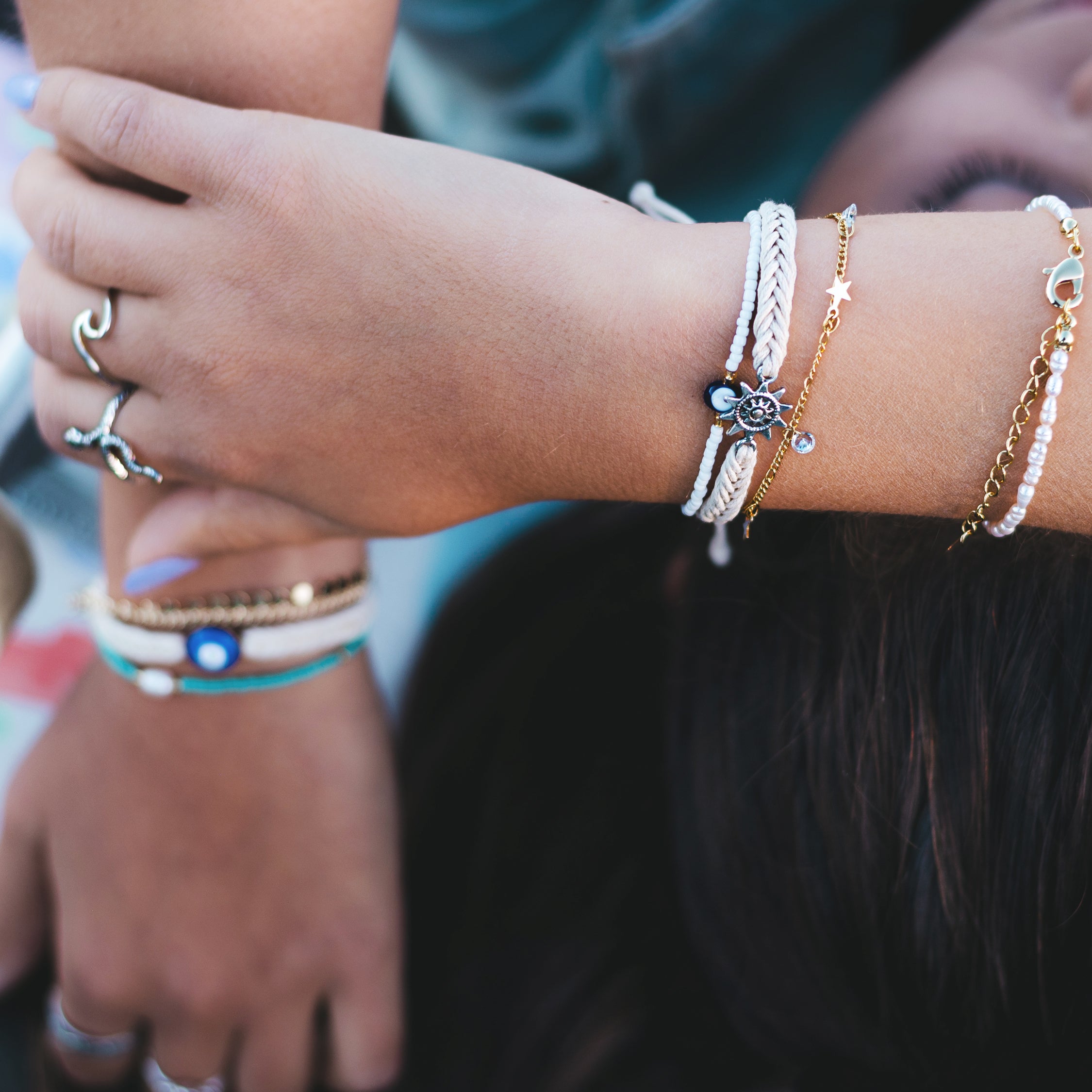 Stunning store Stacked Bracelets