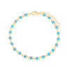 Chain Anklet Gold - Evil Eye