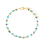 Chain Anklet Gold - Evil Eye