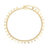 Chain Anklet Gold - Stars