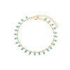 Chain Bracelet Gold - Blue