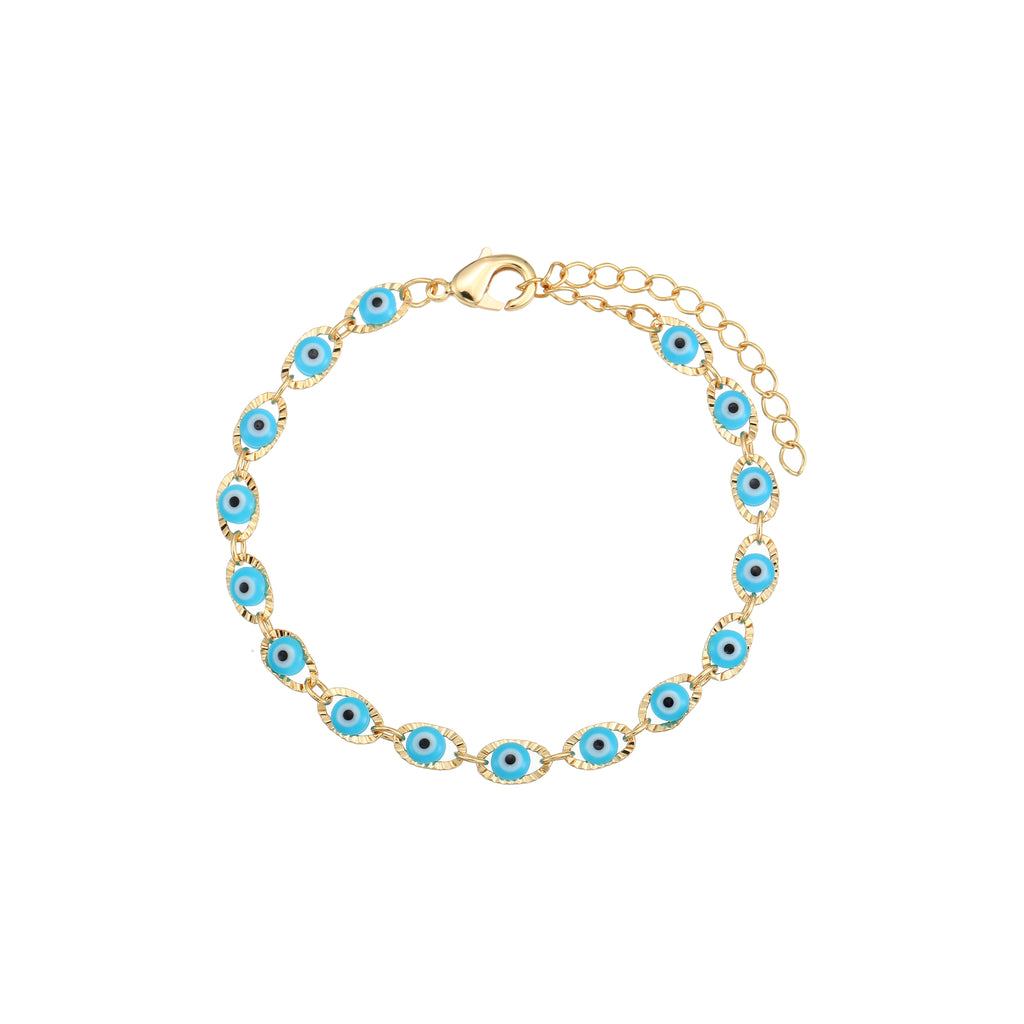 Chain Bracelet Gold - Evil Eye