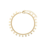 Chain Bracelet Gold - Stars