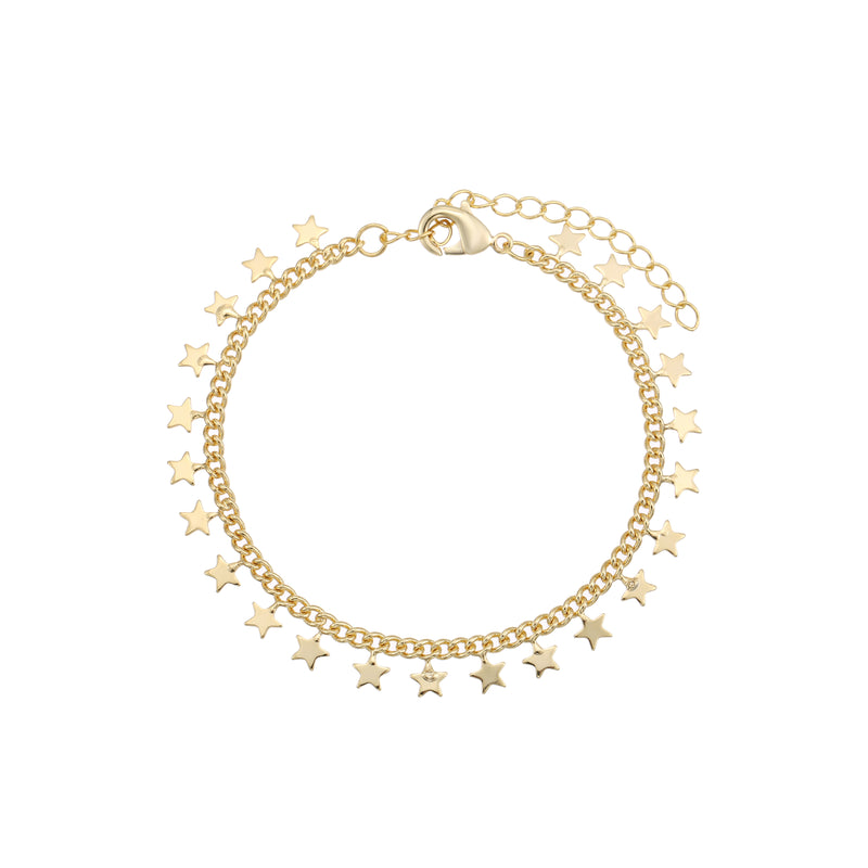 Chain Bracelet Gold - Stars