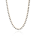 Chain Necklace Gold - Black