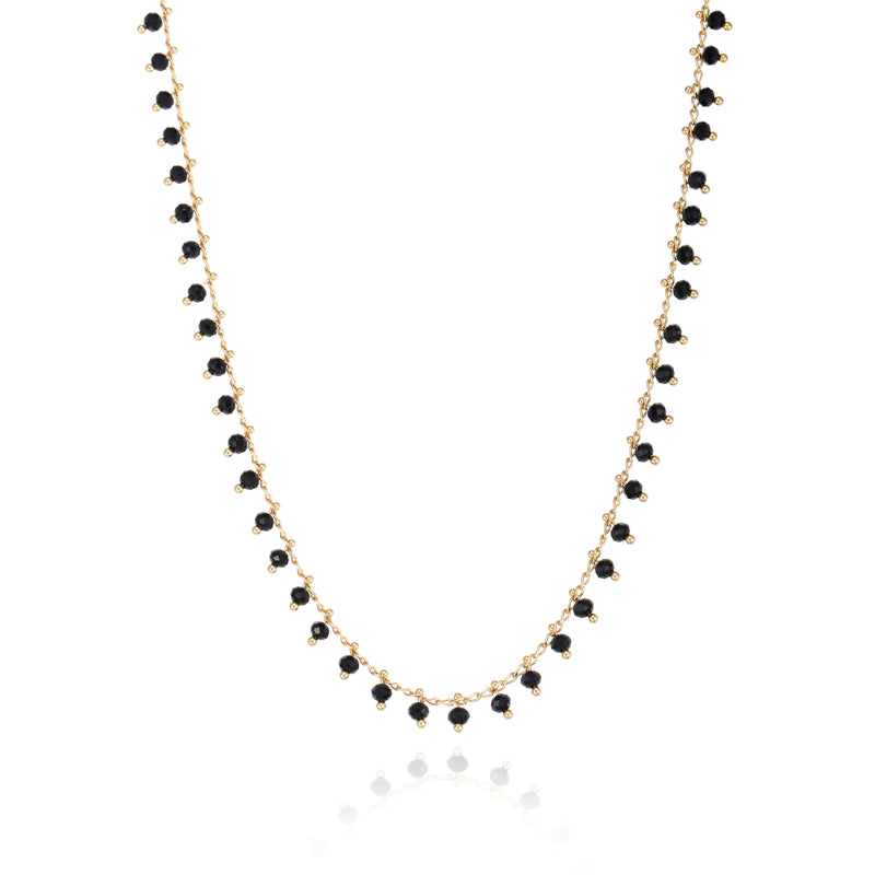 Chain Necklace Gold - Black