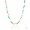 Chain Necklace Gold - Blue