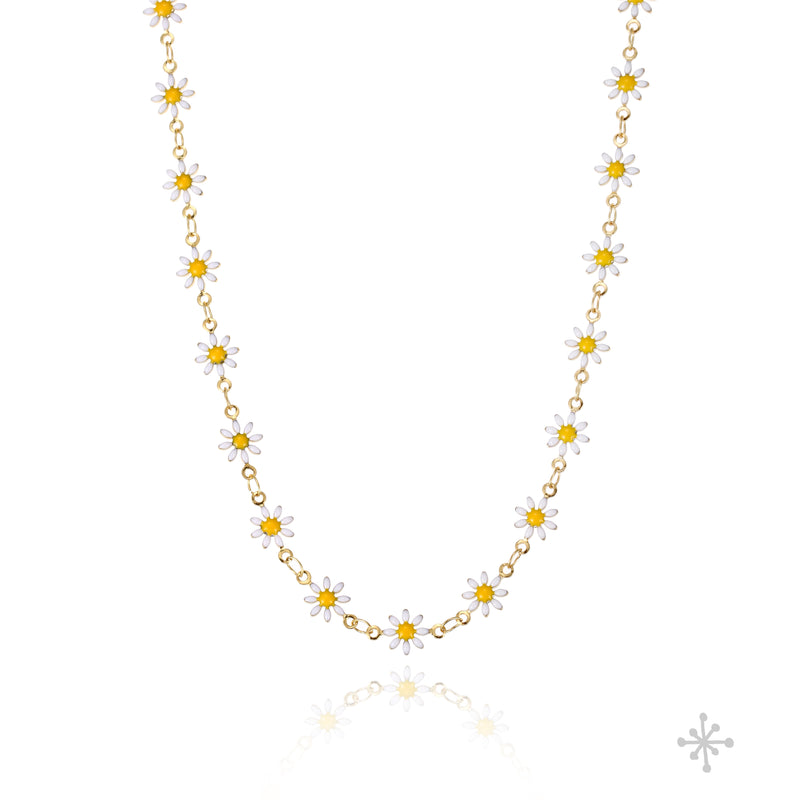 Chain Necklace Gold - Daisy