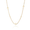 Chain Necklace Gold - Stars Flat