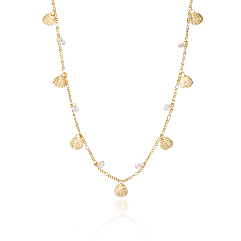 Chain Necklace Gold - Shell