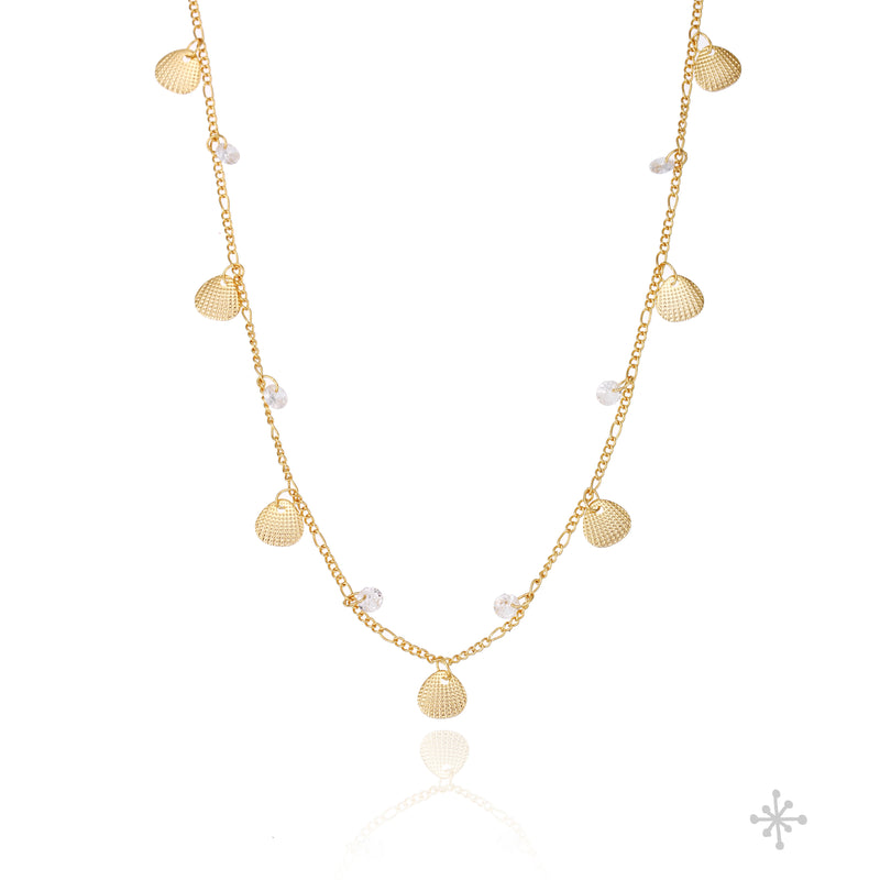 Chain Necklace Gold - Shell