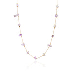 Chain Necklace Gold - Amethyst