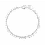 Chain Anklet Silver - Spheres