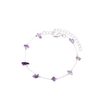 Chain Bracelet Silver - Amethyst