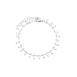 Chain Bracelet Silver - White