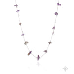 Chain Necklace Silver - Amethyst