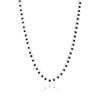 Chain Necklace Silver - Black