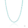 Chain Necklace Silver - Blue