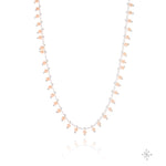 Chain Necklace Silver - Peach