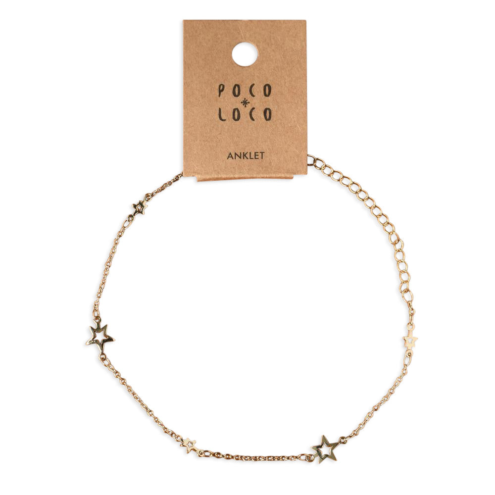 Gold star deals anklet